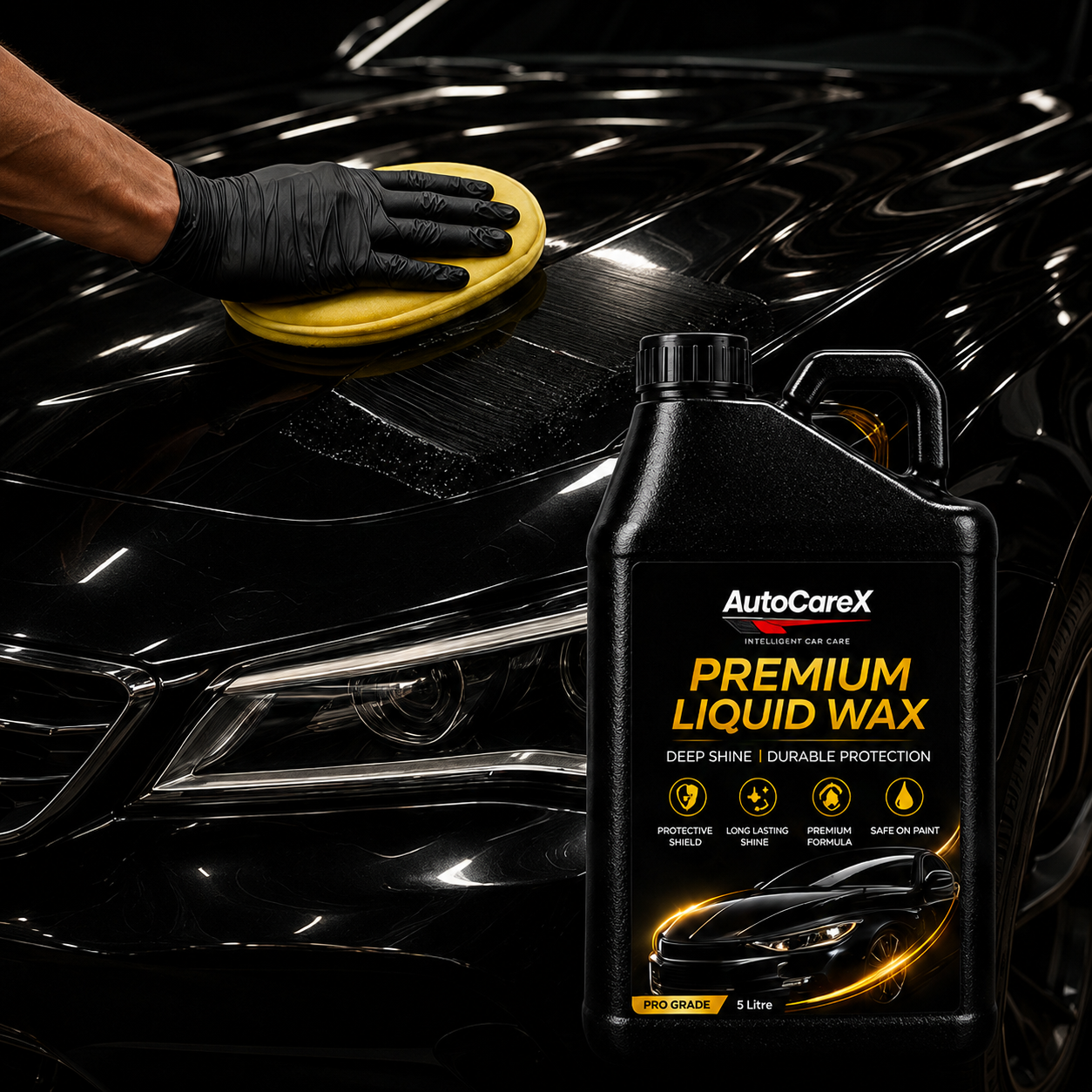 AutoCareX Premium Liquid Wax 5L Can