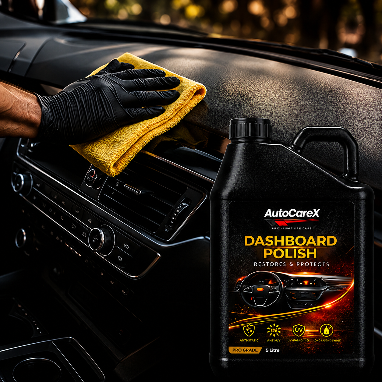 AutoCareX Dashboard Polish 5L Can