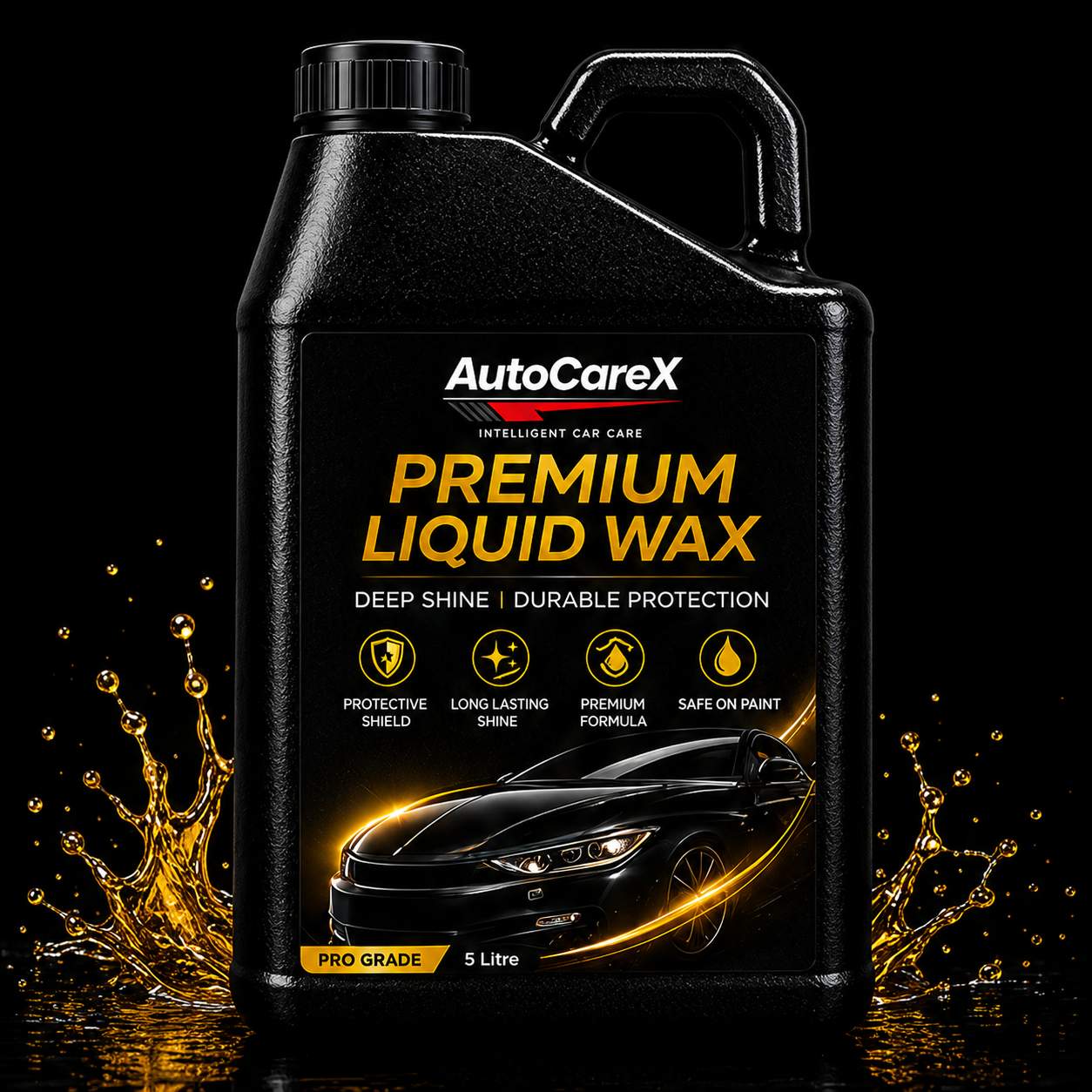 AutoCareX Premium Liquid Wax 5L Can