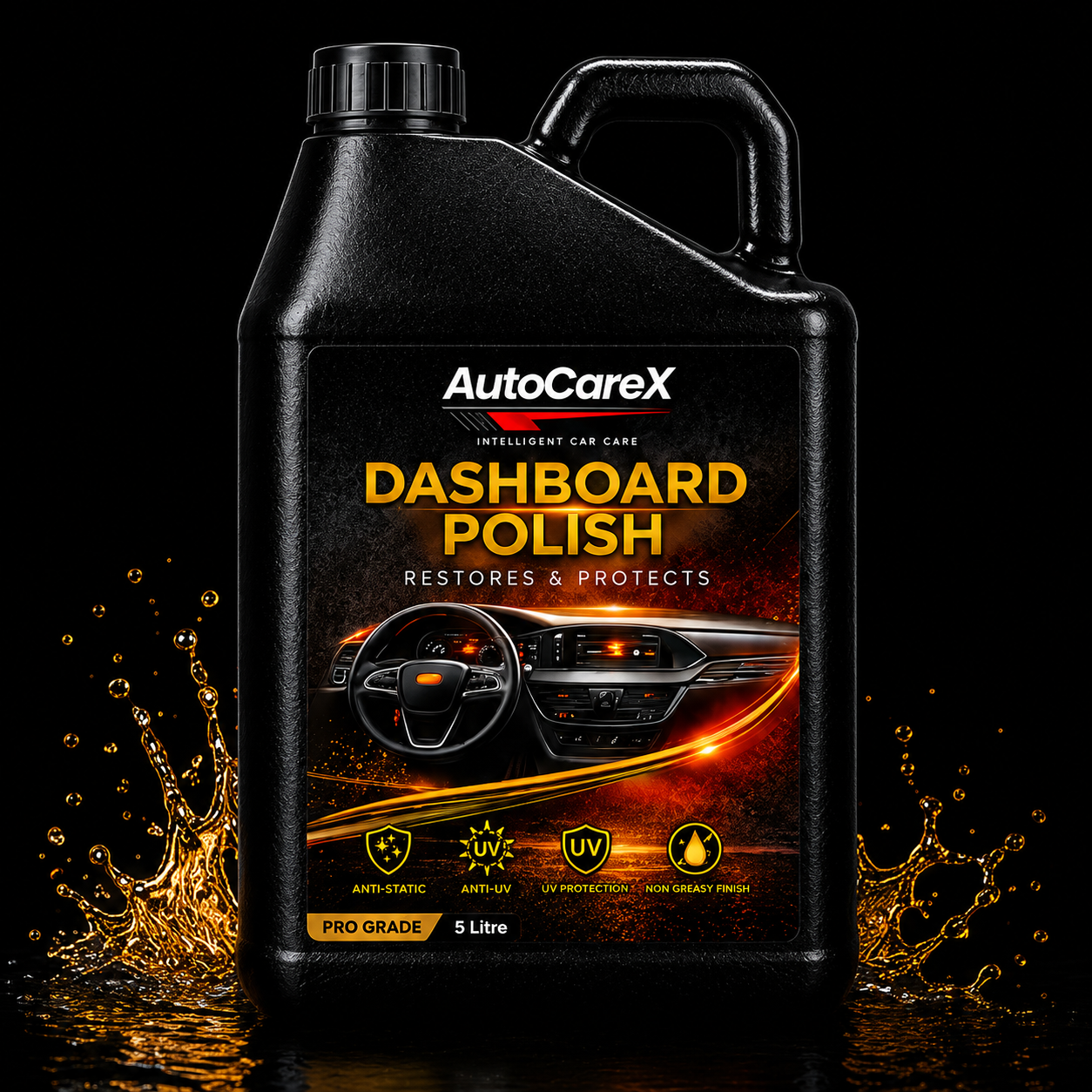 AutoCareX Dashboard Polish 5L Can
