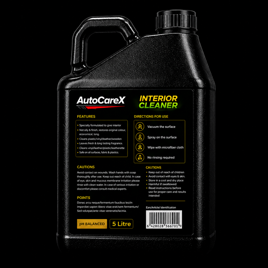 AutoCareX Interior Cleaner 5L Can
