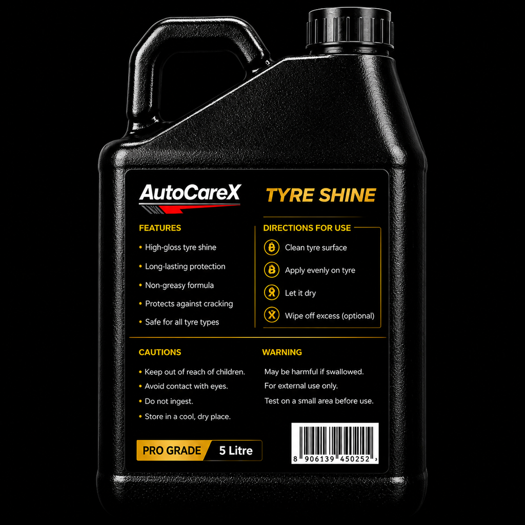 AutoCareX Tyre Shine 5L Can