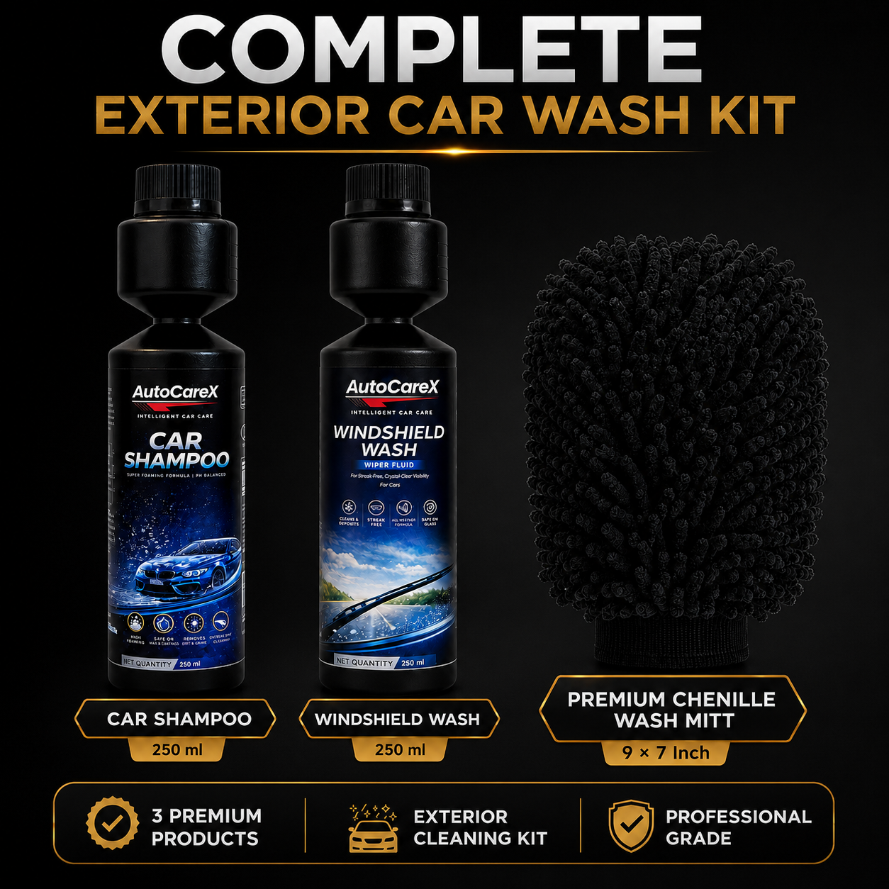AutoCareX Car Exterior Care Kit