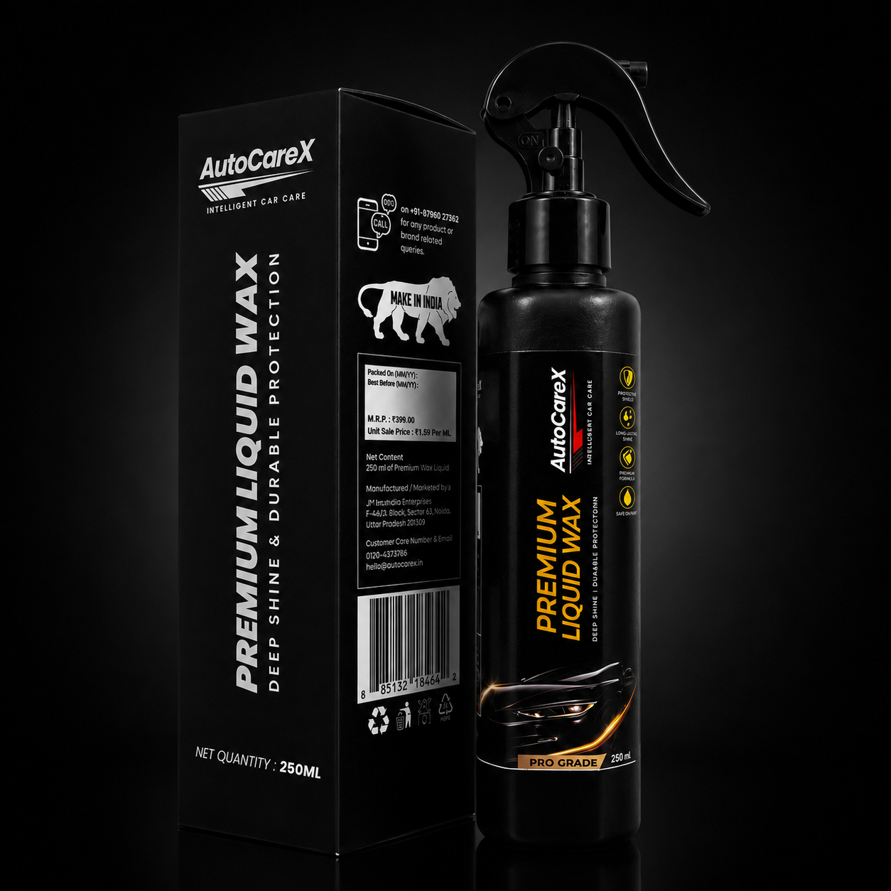 AutoCareX Premium Liquid Wax
