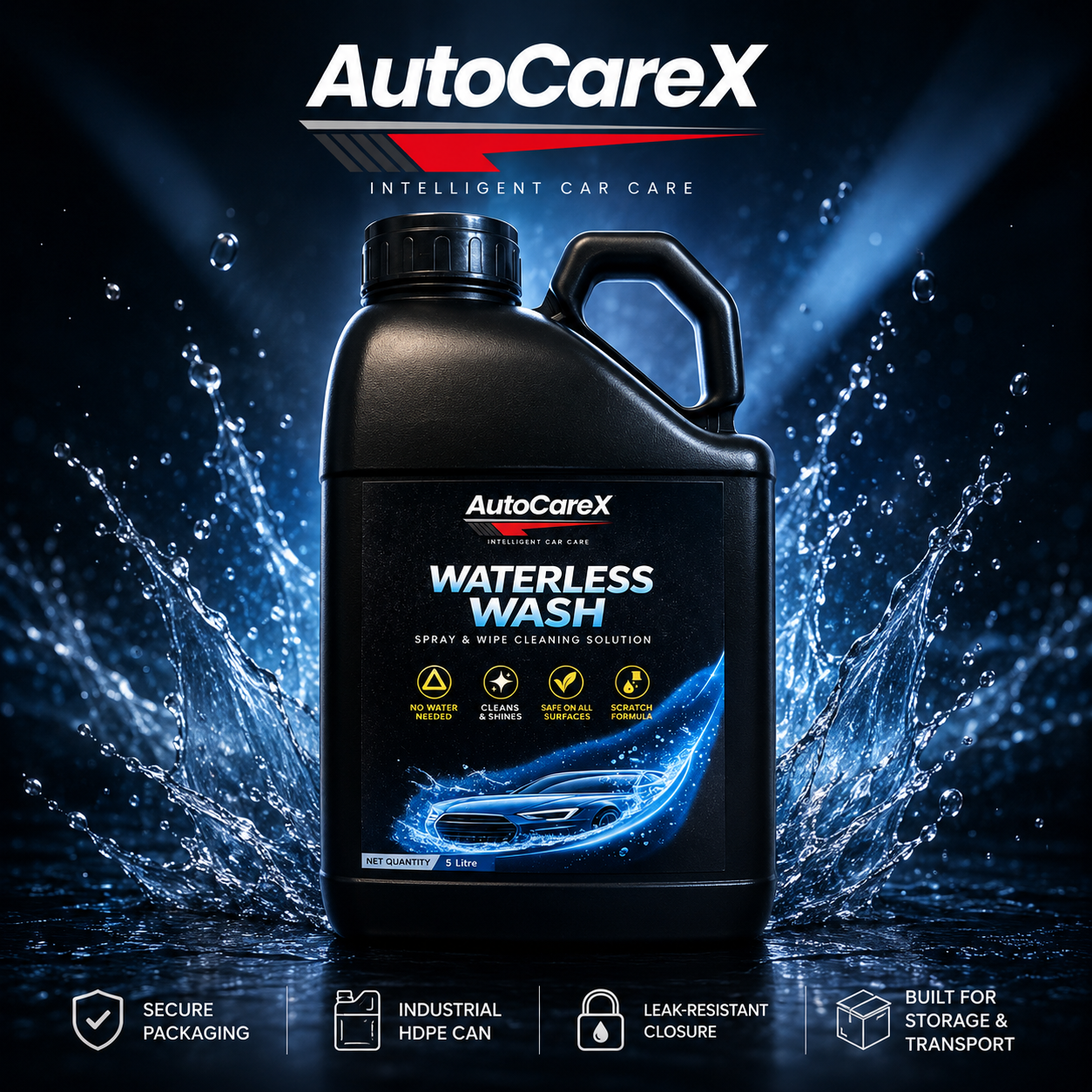 AutoCareX Waterless Wash 5L Can