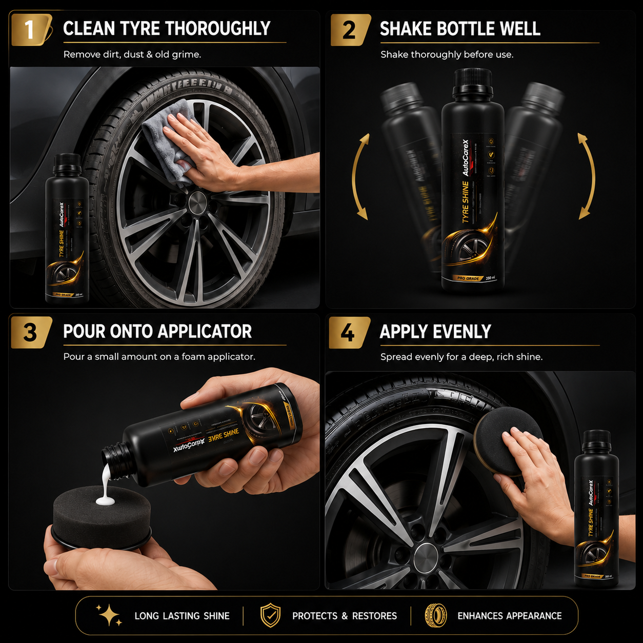 AutoCareX Tyre Shine