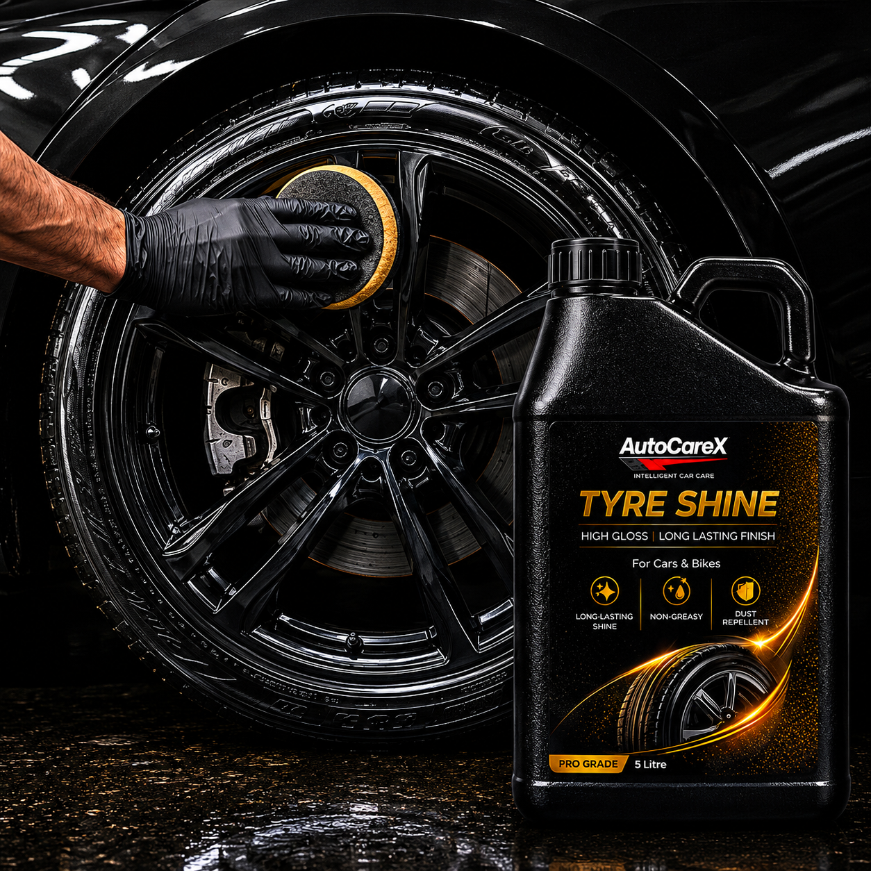 AutoCareX Tyre Shine 5L Can