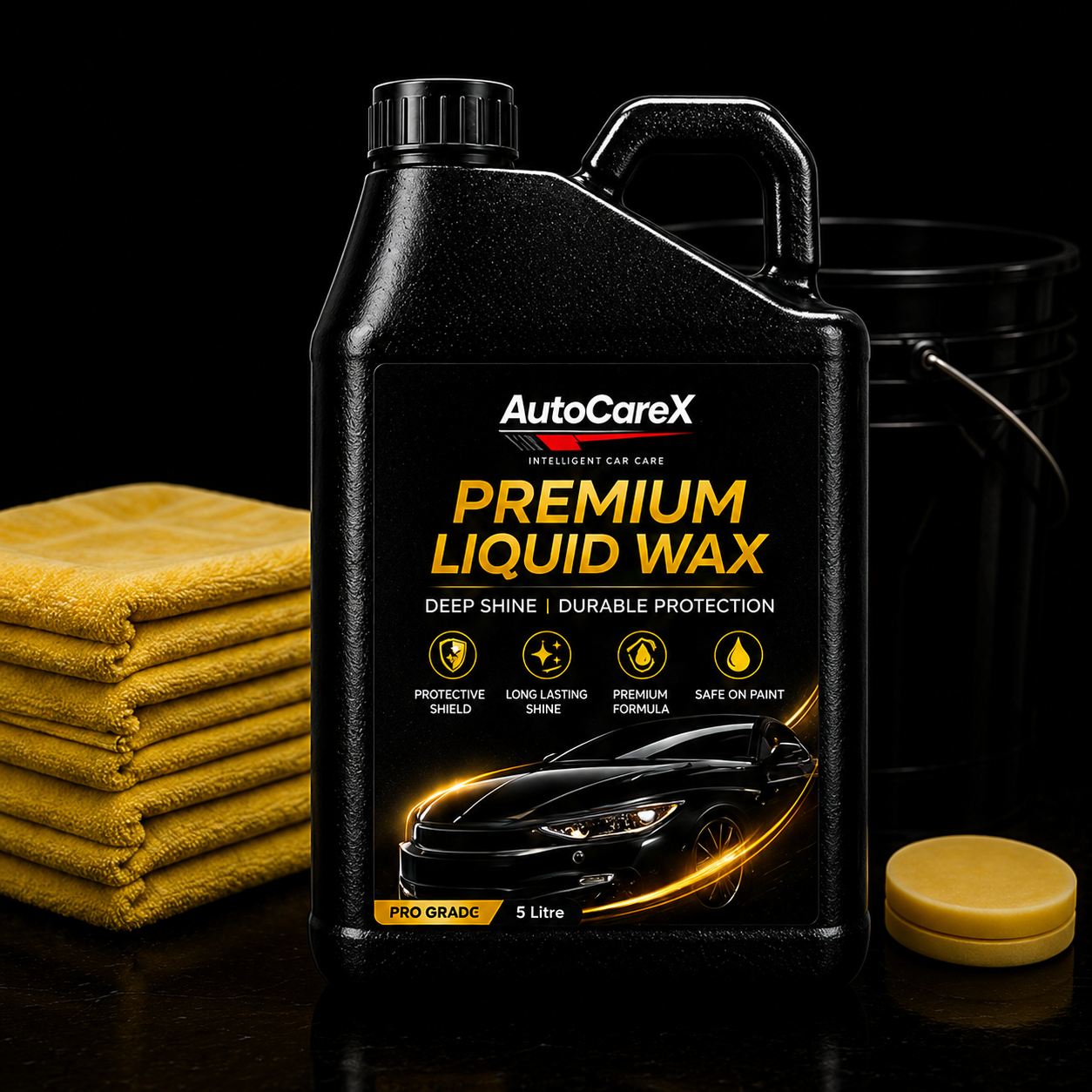 AutoCareX Premium Liquid Wax 5L Can