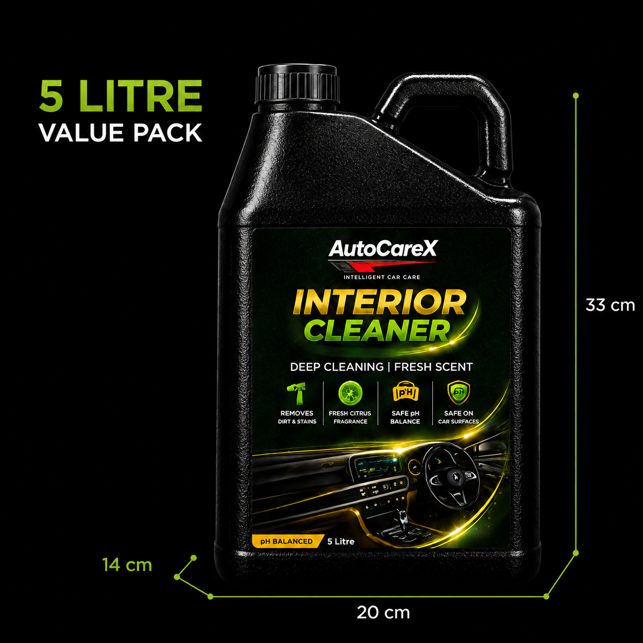 AutoCareX Interior Cleaner 5L Can