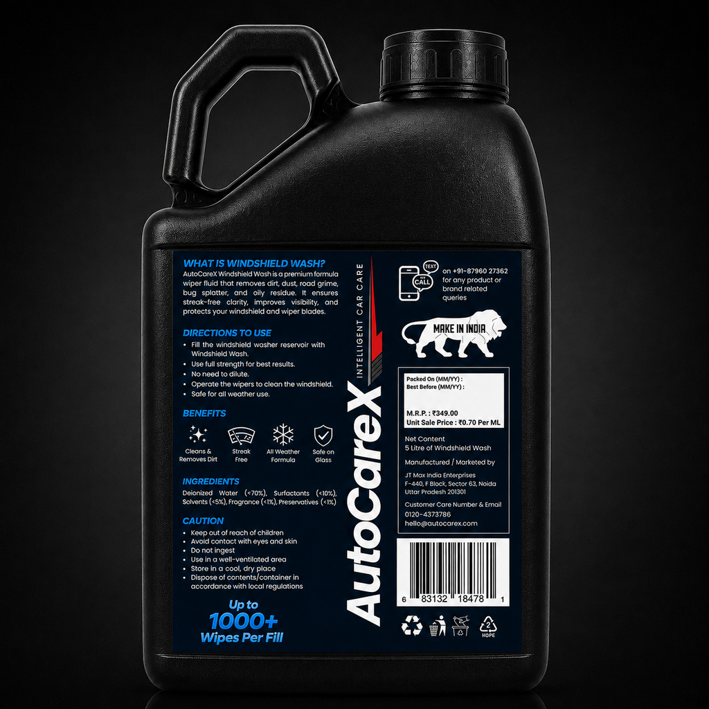 AutoCareX Windshield Wash Wiper Fluid 5L Can