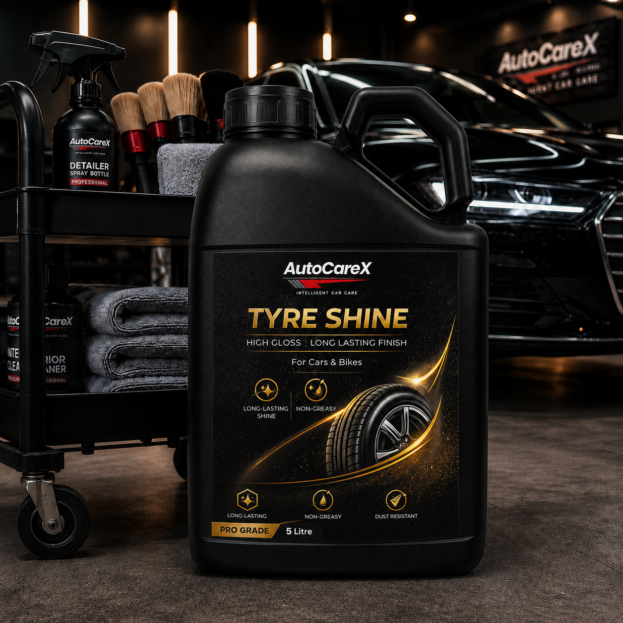 AutoCareX Tyre Shine 5L Can