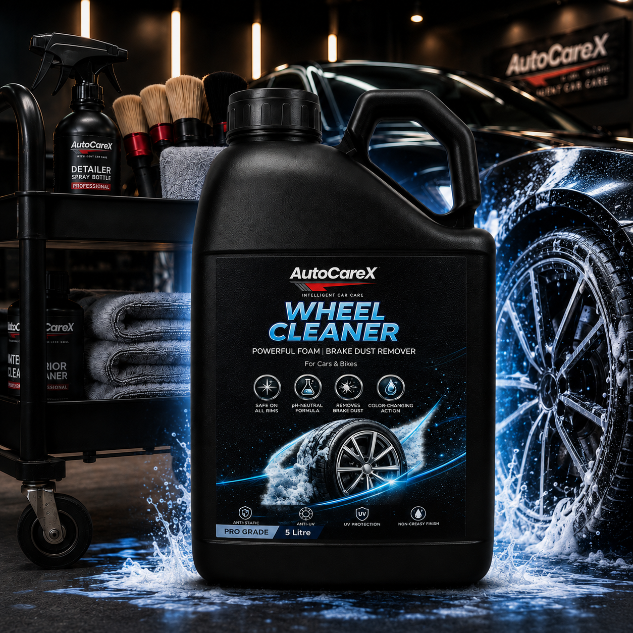 AutoCareX Wheel Cleaner 5L Can