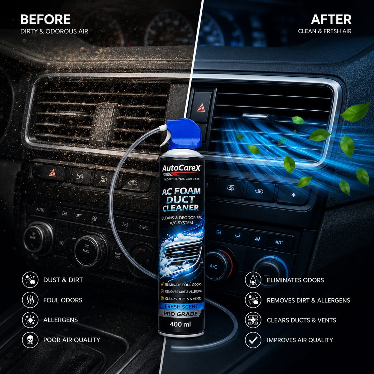 AutoCareX AC Foam Duct Cleaner