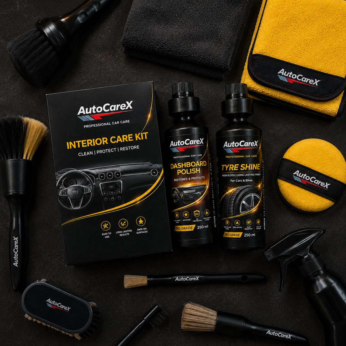 AutoCareX Car Interior Care Kit