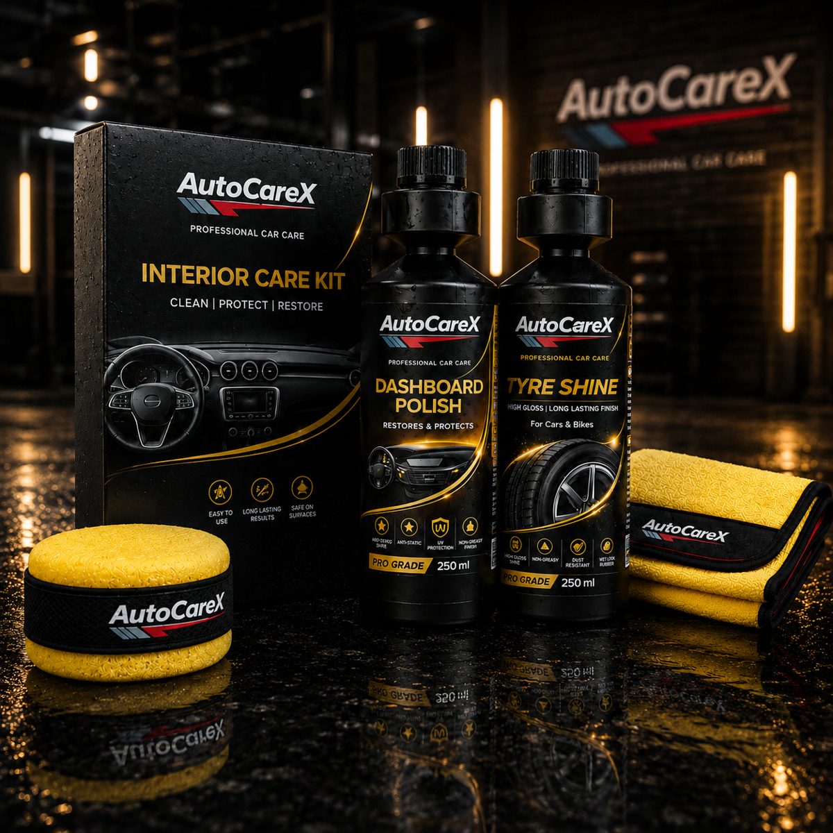 AutoCareX Car Interior Care Kit