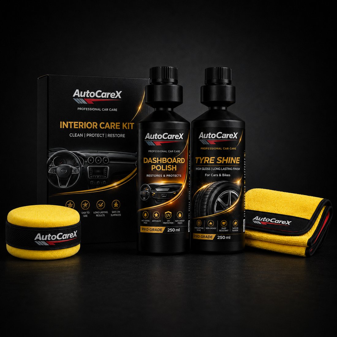 AutoCareX Car Interior Care Kit