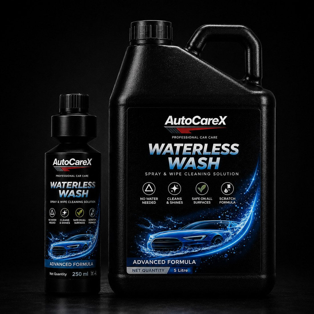 AutoCareX Waterless Wash Refill Pack (250 ml + 5 L)